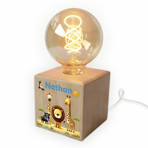 Filament-Gl�hbirnenlampe bedruckt Safari