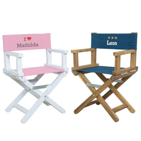 Personalisierter Regiestuhl fr Babys mit Motiv-Stickerei