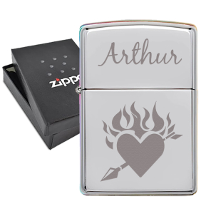 Graviertes Zippo Feuerzeug - Liebe