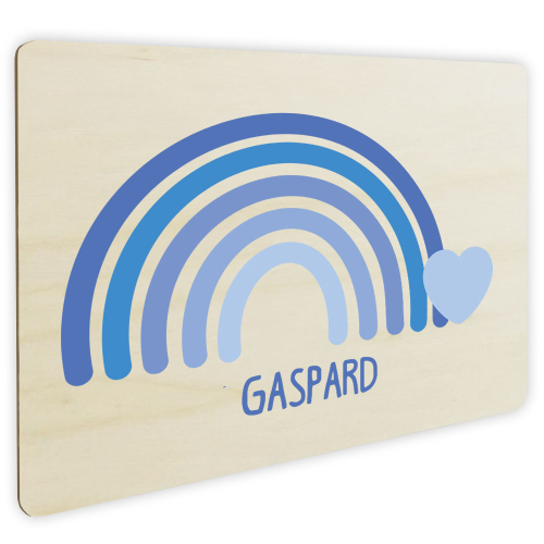 Personalisiertes Türschild Regenbogen