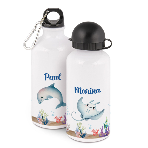 Bedruckte Wasserflasche Ozean
