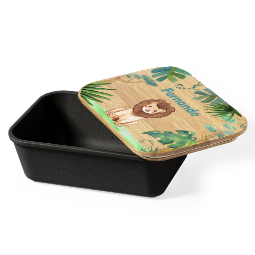Brotdose mit Savannenmotiv  personalisierbar