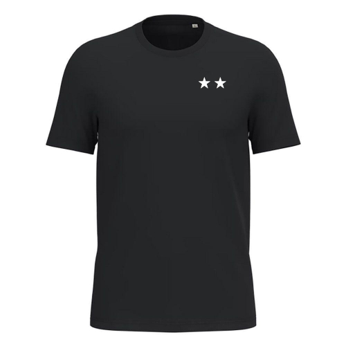 Herren-T-Shirt 2 Sterne 100 % Bio-Baumwolle