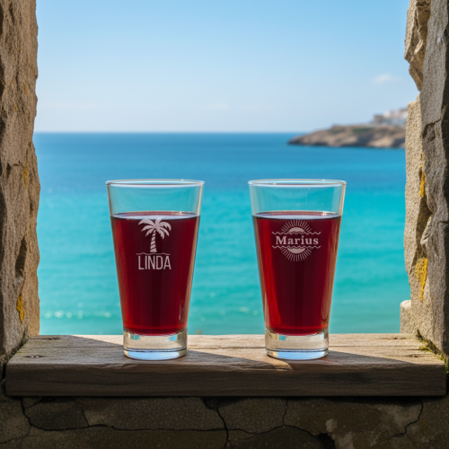 Personalisiertes Lik&ouml;rglas Bistro