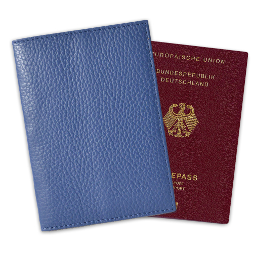 Graviertes Etui für Reisepass Geburtstag