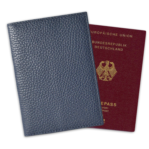 Graviertes Etui für Reisepass Geburtstag