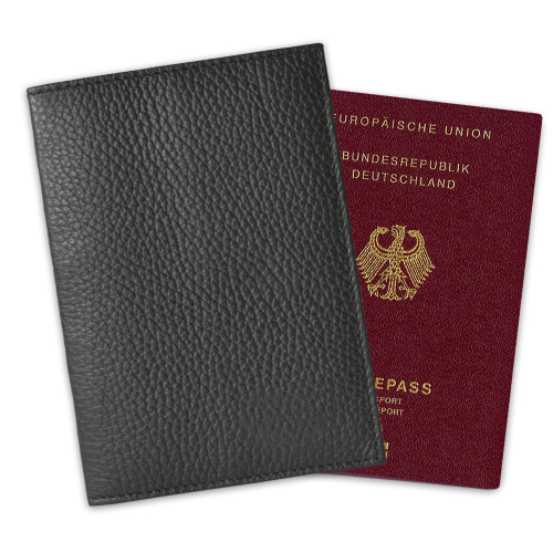 Graviertes Etui für Reisepass Geburtstag
