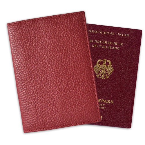 Graviertes Etui für Reisepass Geburtstag