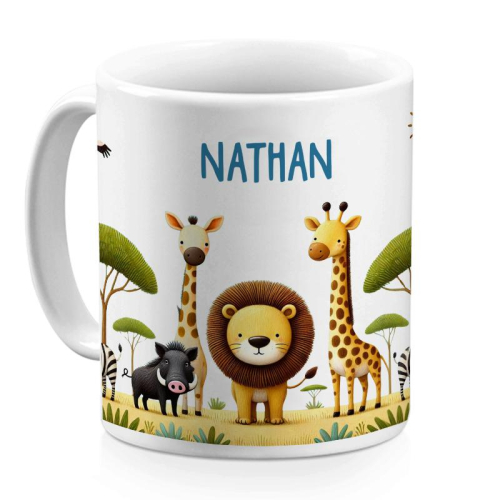 Personalisierte Safari-Tasse