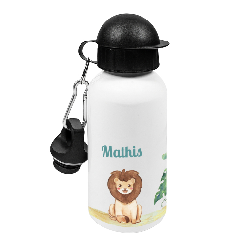 Personalisierte Trinkflasche Savanne