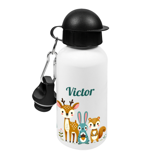 Personalisierte Trinkflasche Zauberwald