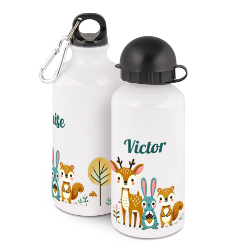 Personalisierte Trinkflasche Zauberwald