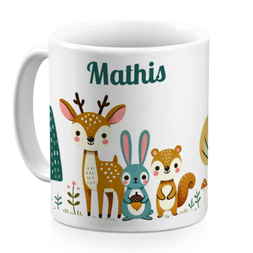 Personalisierte Zauberwald Tasse