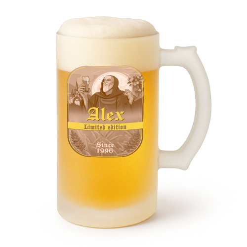 Personalisierter Trappistenbierkrug