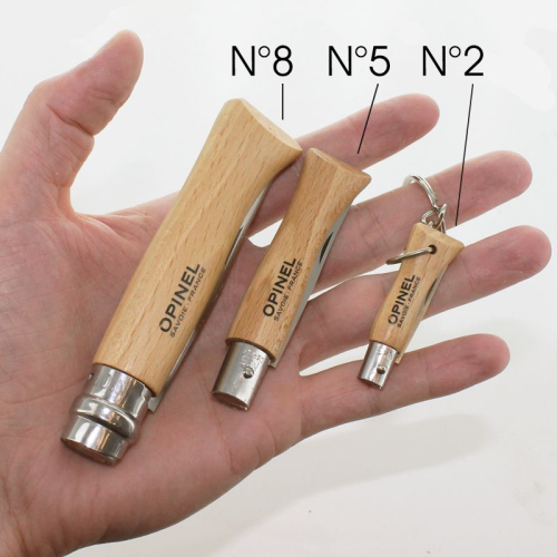 Opinel Messer Nr. 5 mit Gravur Groessen