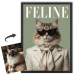 FELINE-Magazincover aus einem Foto FELINE-Magazincover aus einem Foto