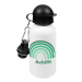Trinkflasche mit Personalisierung Regenbogen