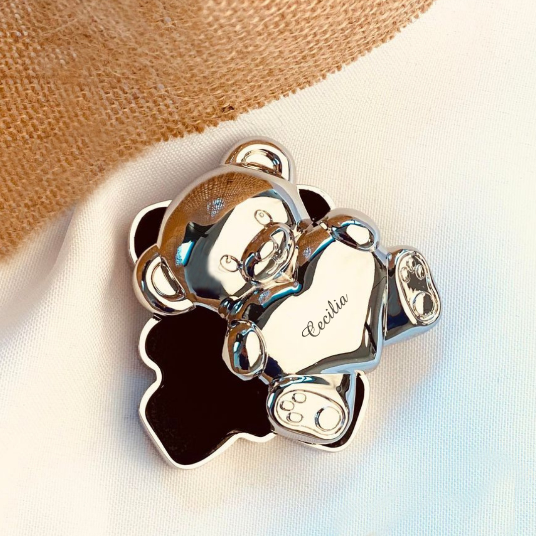 Lockendose & Zahndose Set - Versilbertes Geschenk Für Babys