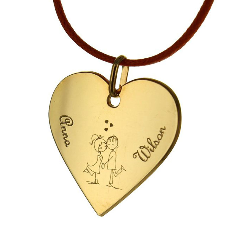 Personalisierter Anhnger Wir zwei