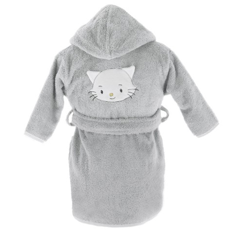 bademantel damen mit katzenmotiv