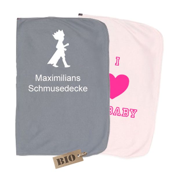 Fleece-Decke mit Name Fleece-Decke mit Name