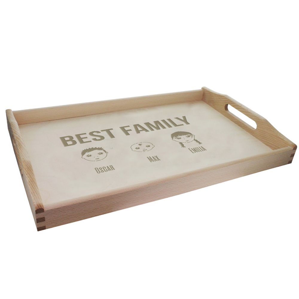 Frühstückstablett We are Family - Muttertagsgeschenke