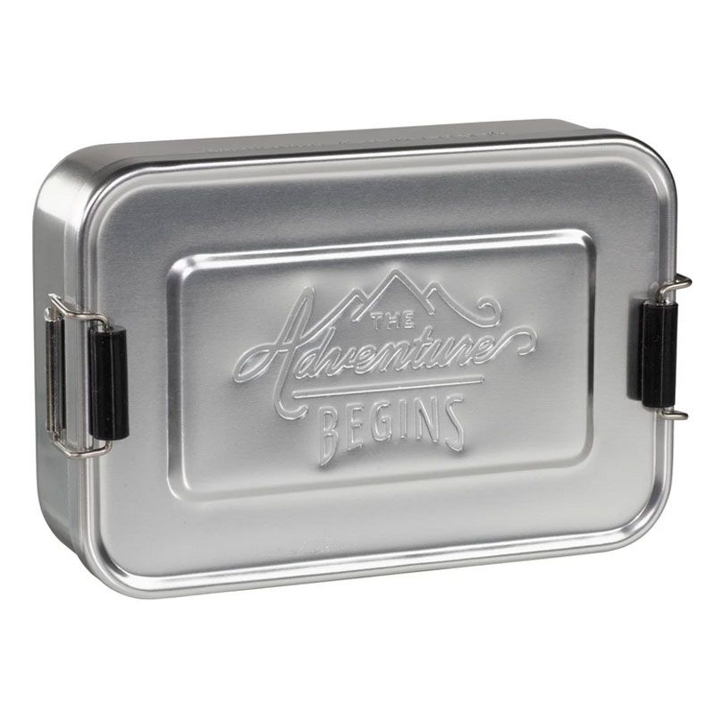 Silberfarbene Lunchbox Gentlemen's Hardware 