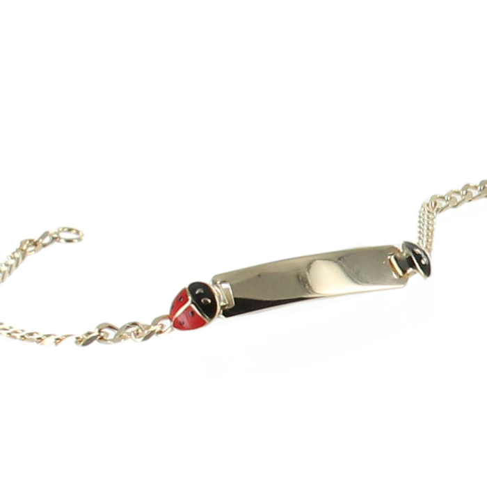 Armband Marienkfer mit Gravur - 8696