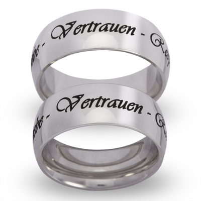 Freundschaftsringe 9101 Ringe mit Gravur
