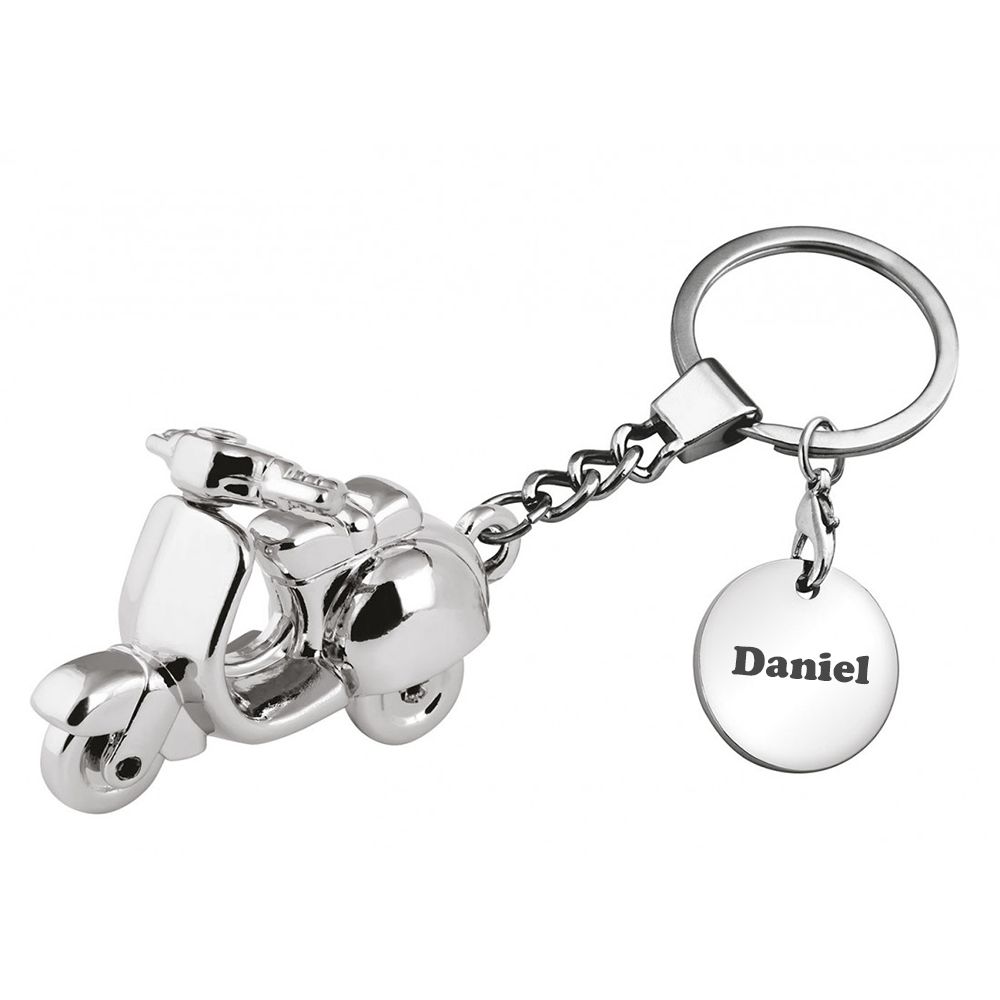 Personalisierter Schlüsselanhänger Roller Personalisierter Schlüsselanhänger Roller