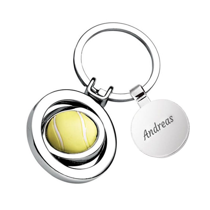 Fu/ßball Schl/üsselanh/änger aus Kautschuk Gummi auch als Anh/änger f/ür Tasche
