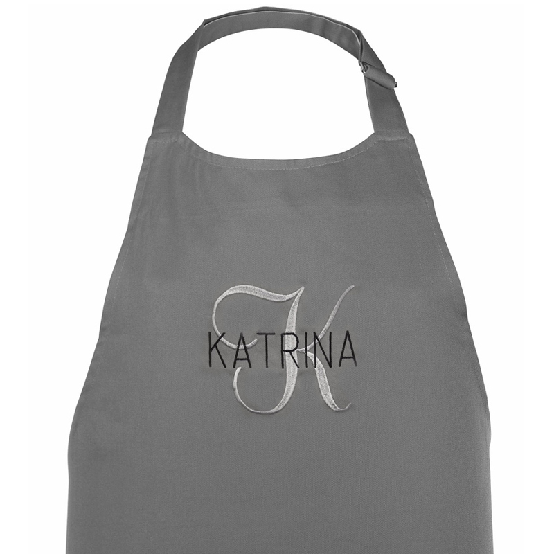 schürze mit namen und motiv